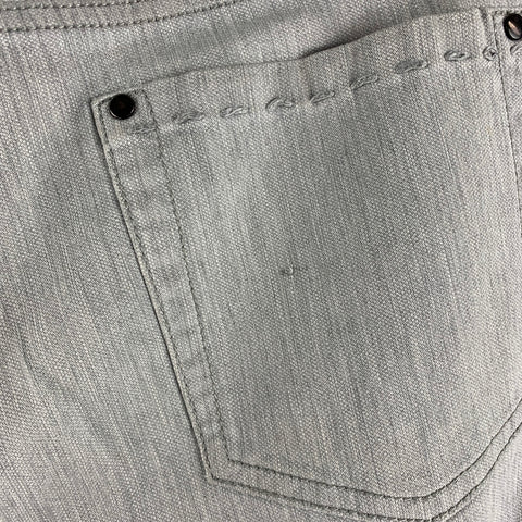JOHN VARVATOS Taille 32 Jean gris clair en coton élasthanne