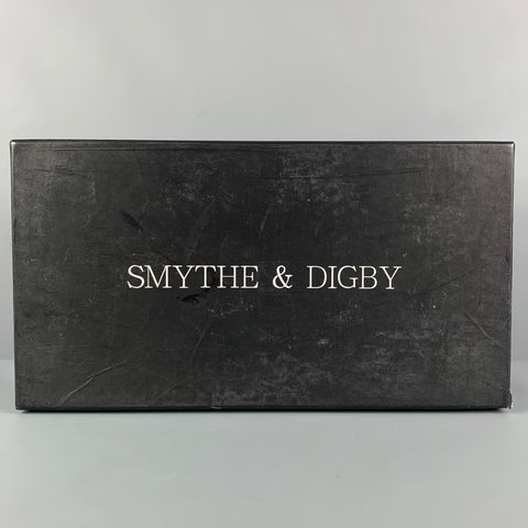 SMYTHE & DIGBY Size 10 Blue Green Blackwatch Plaid Canvas Loafers