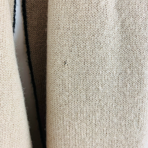 THOMAS WYLDE Black Beige Skull Knit Cashmere Scarves
