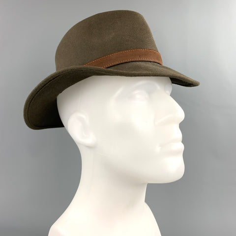 BORSALINO Marco Olive Water Repellent Felt Hat