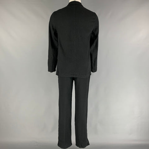 OUR LEGACY Size 38 Black Wool Blend Notch Lapel Suit