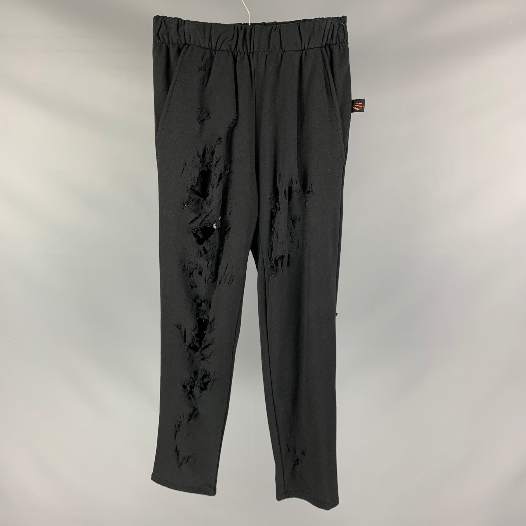 GIVENCHY Size L Black Solid Polyester Cotton Sweatpants Casual Pants – Sui  Generis Designer Consignment