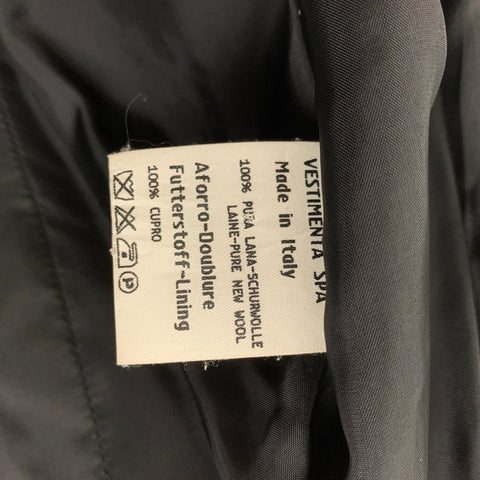 GIORGIO ARMANI Size L Black Wool Double Breasted Jacket