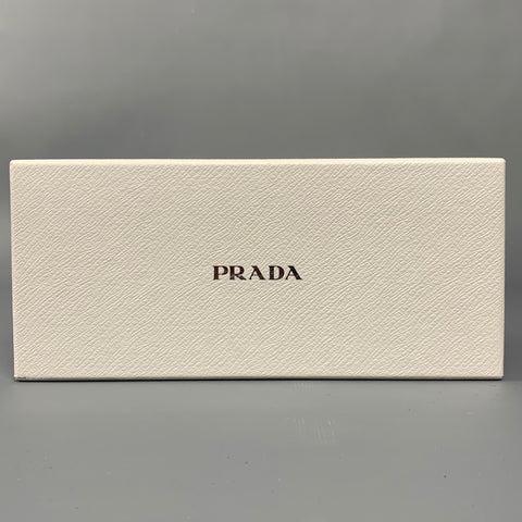 PRADA Black Acetate Minimal Baroque Sunglasses