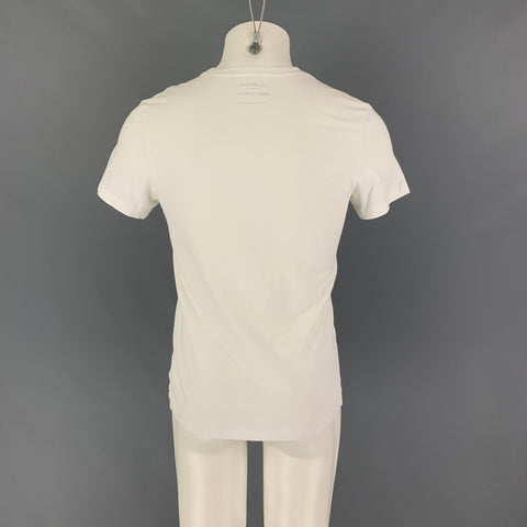 CALVIN KLEIN x ANDY WARHOL Size XS White Graphic Crew-Neck T-shirt