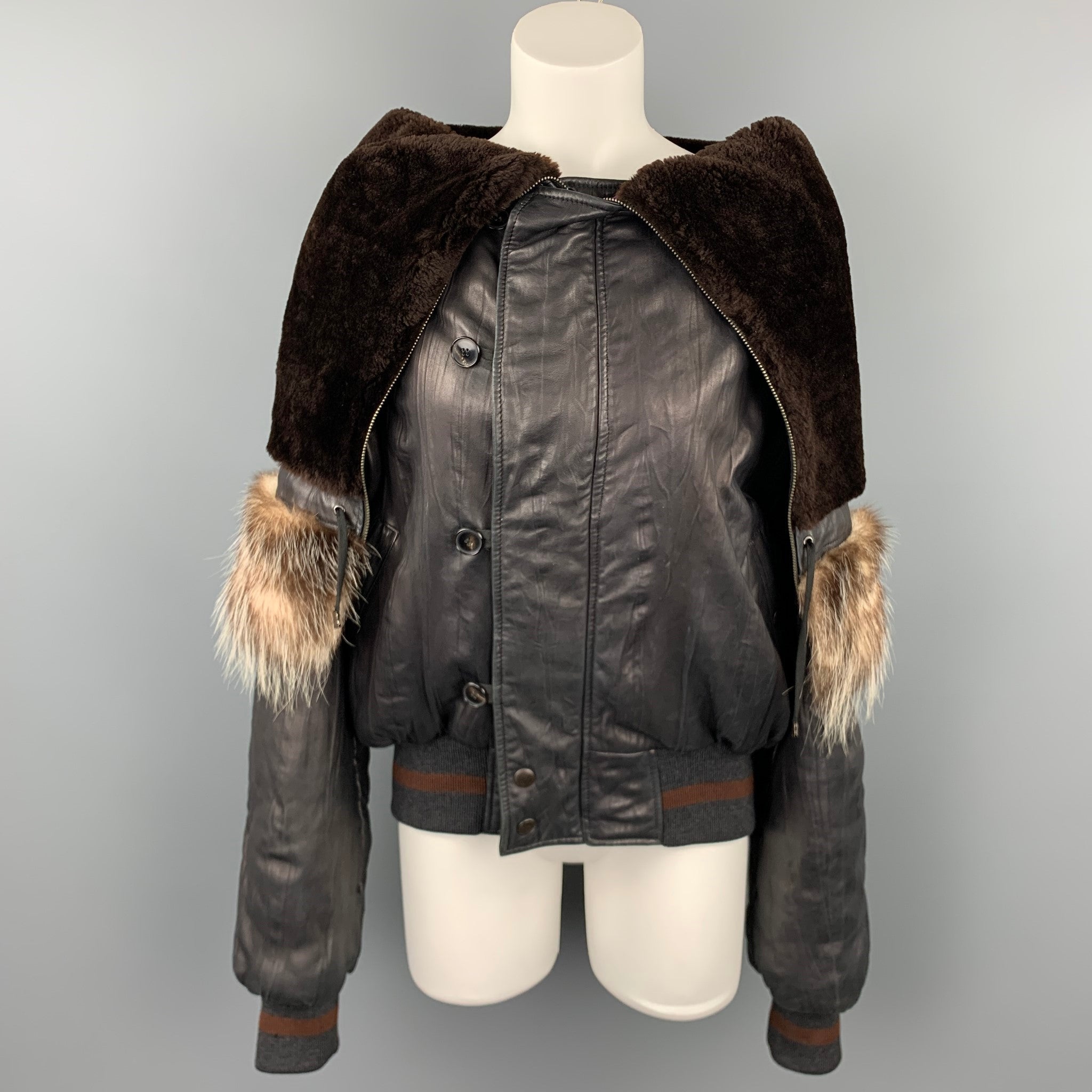 ジャケット・アウター JEAN PAUL GAULTIER sheep leather jacket Jean Paul Gaultier Junior Leather Biker Jacket | Women's