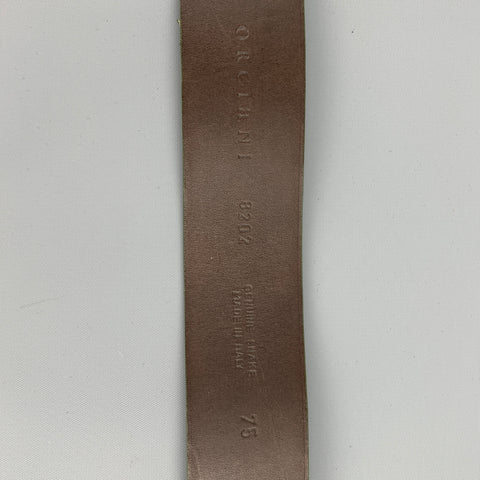 ORCIANI Green Snake Skin Leather Belt
