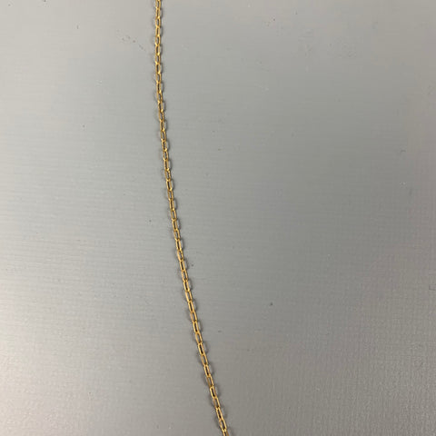 BANANA REPUBLIC Gold Brown Chain Link Stone Necklace