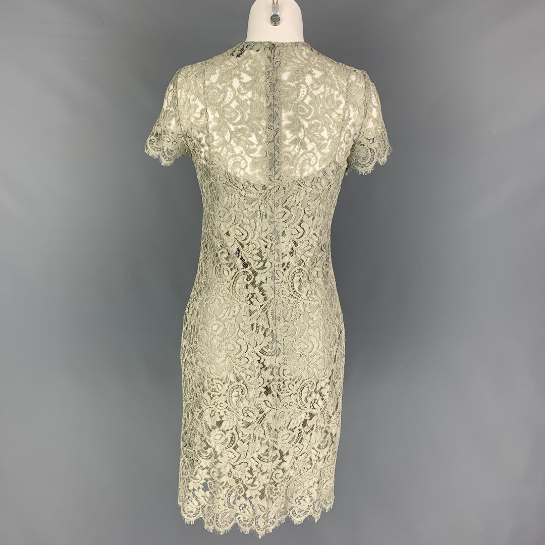 ralph lauren lace shift dress Ralph Lauren Collection Lace Pattern Knee-Length Dress - Black Dresses, Clothing - RAL67134