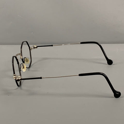 ANNE ET VALENTIN Black Silver Two Tone Metal Frames