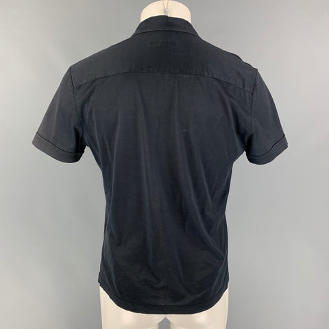 GUCCI Size S Black Patch Pocket Polo