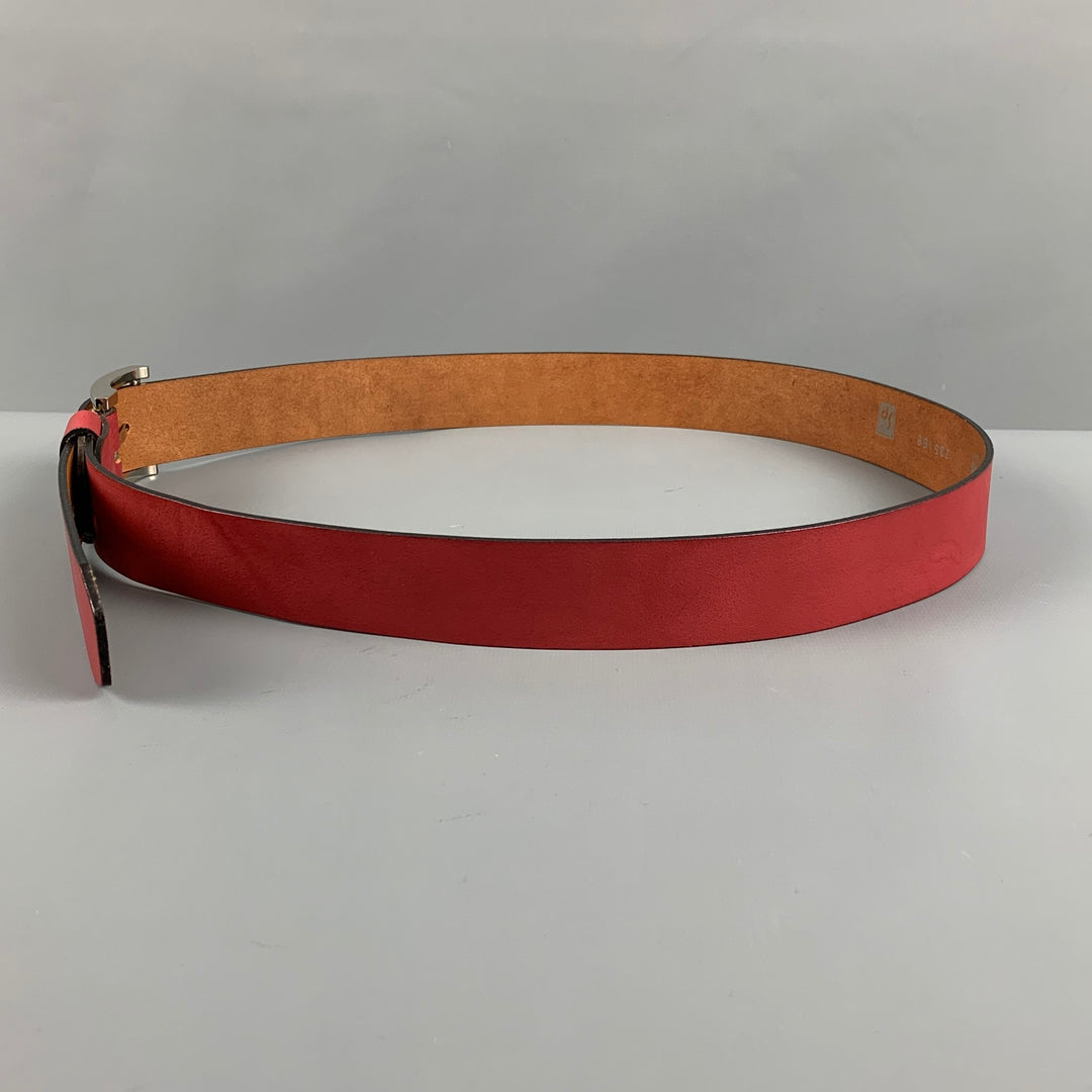 SP Size 39 Red Leather Belt
