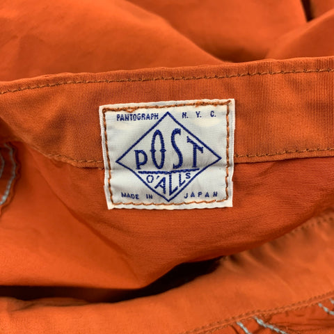 POST O'ALLS x BATTENWEAR Size L Orange Cotton Nylon Hooded Jacket