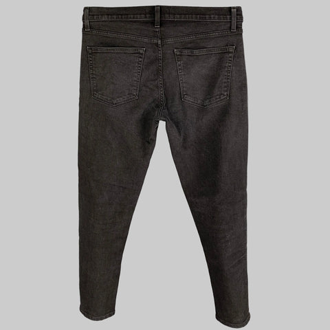 J.BRAND Talla 33 Vaqueros ajustados de algodón negro