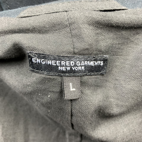 ENGINEERED GARMENTS Size 42 Navy Cotton Notch Lapel Sport Coat