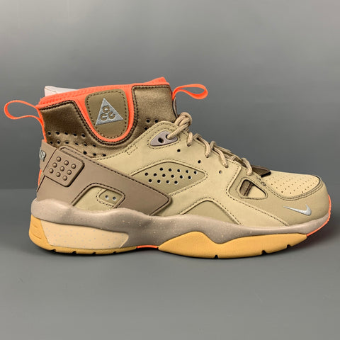NIKE ACG AIR MOWABB Talla 9.5 Zapatillas altas color caqui naranja