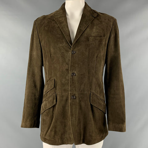 POLO by RALPH LAUREN Size L Brown Single Breasted Jacket