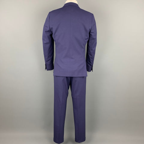 PAUL SMITH Size 40 Navy Wool Notch Lapel Suit
