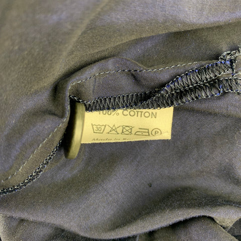 DRIES VAN NOTEN Size M Navy Cotton Trucker Jacket