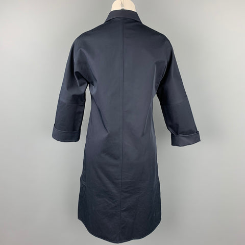 SOFIE D'HOORE Taille 4 Robe chemise en coton bleu marine