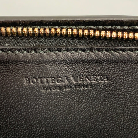 BOTTEGA VENETA Black Padded Leather Clutch Handbag