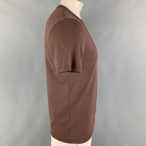 TOM FORD Size XL Brown Cotton T-shirt