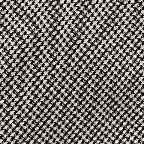 BRIONI Black & White Micro Plaid Silk Tie