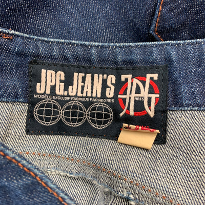 JPG GAULTIER JEANS Donna Size 34 Indigo Denim Pocket Cutout Jeans