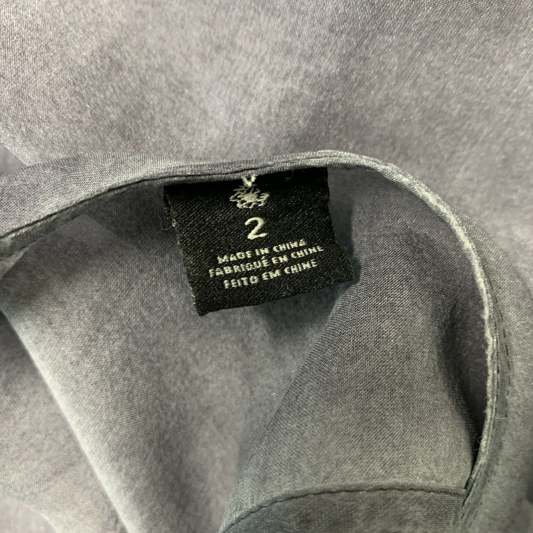 MAISON SCOTCH Size 2 Grey Silk Washed Tank T-Shirt