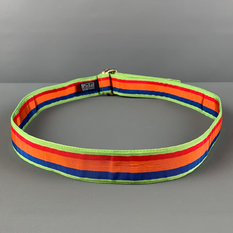 POLO by RALPH LAUREN Size One Size Multi-Color Stripe Ribbon Belt
