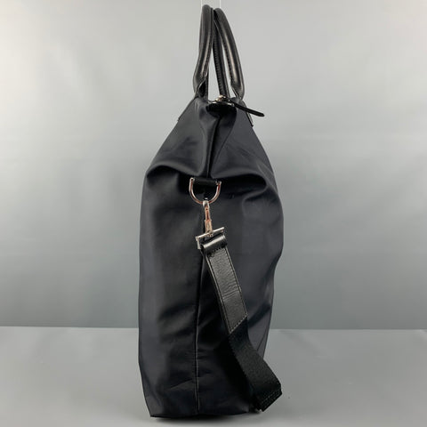 WANT LES ESSENTIELS DE LA VIE Black Nylon Leather Tote Bags & Leather Goods