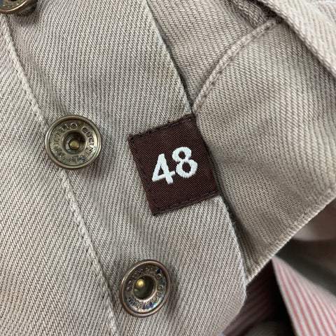 BRUNELLO CUCINELLI Size 32 Tan Cotton Button Fly Jeans