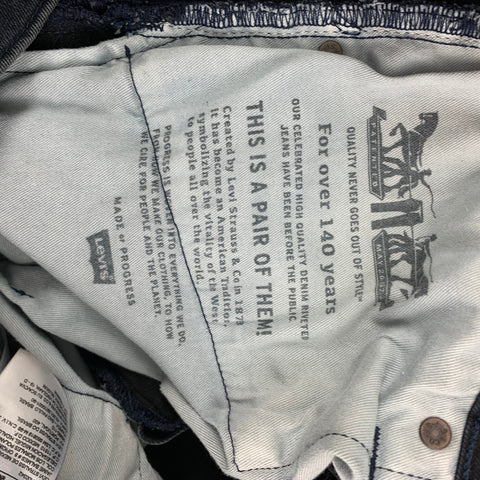 LEVI'S Size 36 Blue Washed Slim Jeans