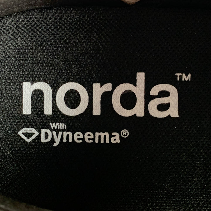 Zapatillas con cordones de poliamida verde gris claro talla 10 NORDA