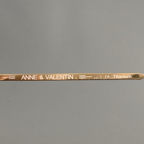 ANNE ET VALENTIN Gold Black Two Tone Titanium Frames