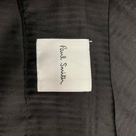 PAUL SMITH Size 38 Regular Purple Wool Notch Lapel Suit