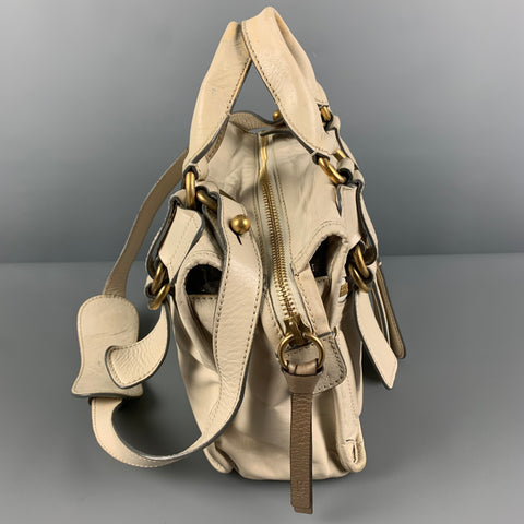 CHLOE Beige Leather Shoulder Bag