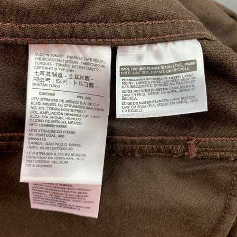 LEVI'S MADE & CRAFTED Size M Brown Corduroy Cotton Trucker Jacket
