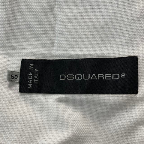 DSQUARED2 Pecho 40 Abrigo deportivo caqui de algodón liso con solapa de muesca