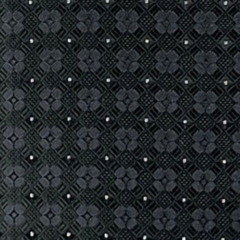 ETRO Talla 46 Chaleco de mezcla de poliéster jacquard negro gris