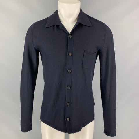 BURBERRY PRORSUM Size S Navy Cashmere Cardigan Sweater
