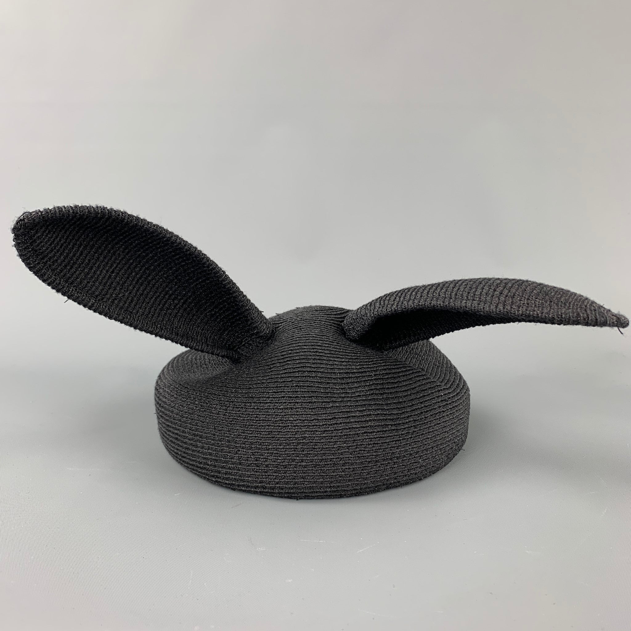 EUGENIA KIM Beatrix Black Woven Hemp / Cotton Hat – Sui Generis EUGENIA KIM Beatrix Black Woven Hemp / Cotton Hat – Sui Generis