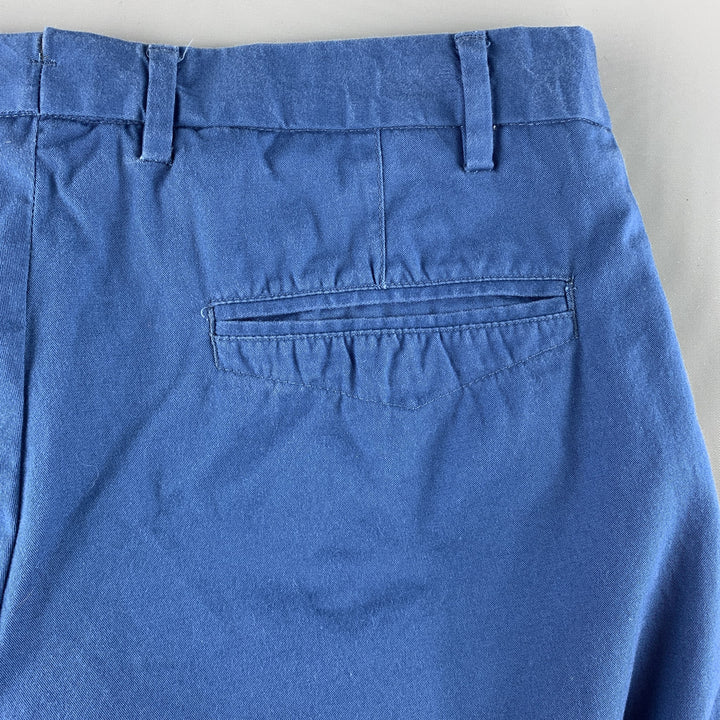 EREDI PISANO Taille 30 Pantalon décontracté en coton bleu avec braguette zippée