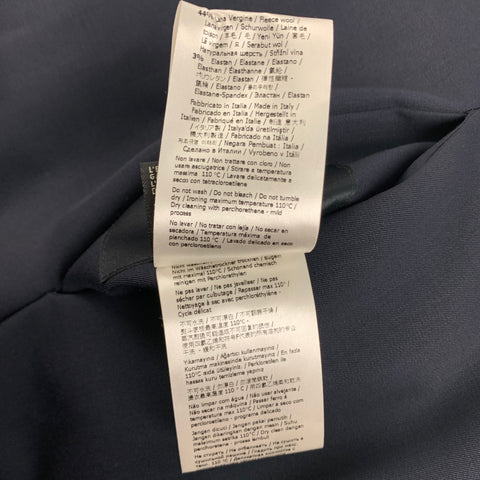 FENDI FW Capsule 2022 Size 40 Blue 3D Fragment Wool Reversible Bomber Jacket