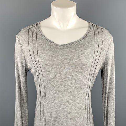 VERSACE JEANS COUTURE Size M Gray Modal Scoop Neck Pullover