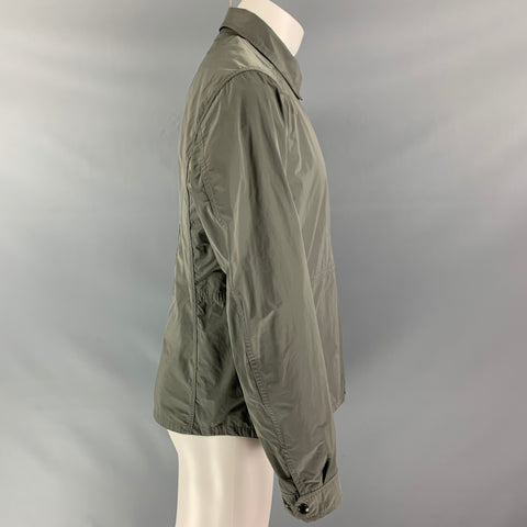 BELSTAFF Size M Gray Polyester Zip Jacket