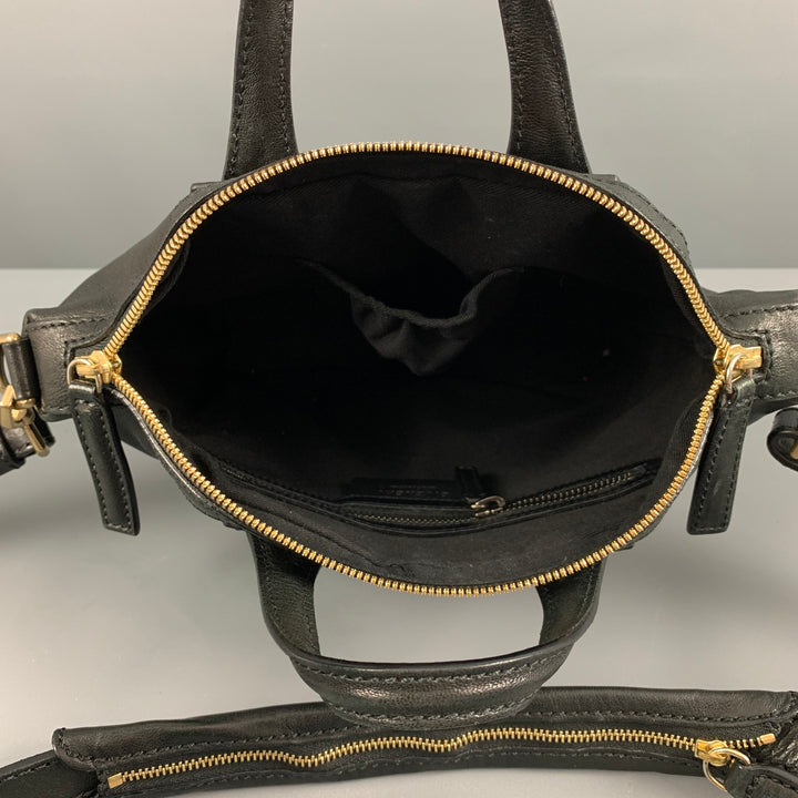 GIVENCHY Black Leather Cross Body Handbag