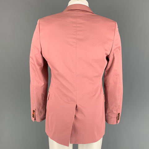 PS by PAUL SMITH Size 38 Rose Cotton Notch Lapel Sport Coat