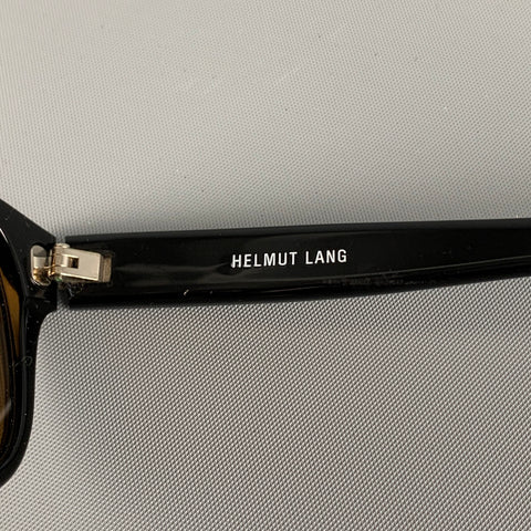 HELMUT LANG Lunettes de soleil teintées en acétate noir