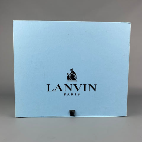 LANVIN Size 6 Black Leather Buckle Mary Jane Pumps